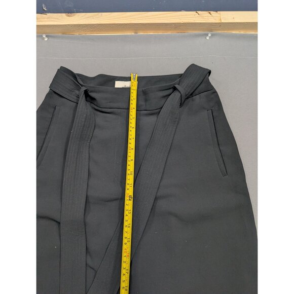 Wilfred Pants - Wilfred Black Belted High-Rise Trousers Size 12 Ankle Pants